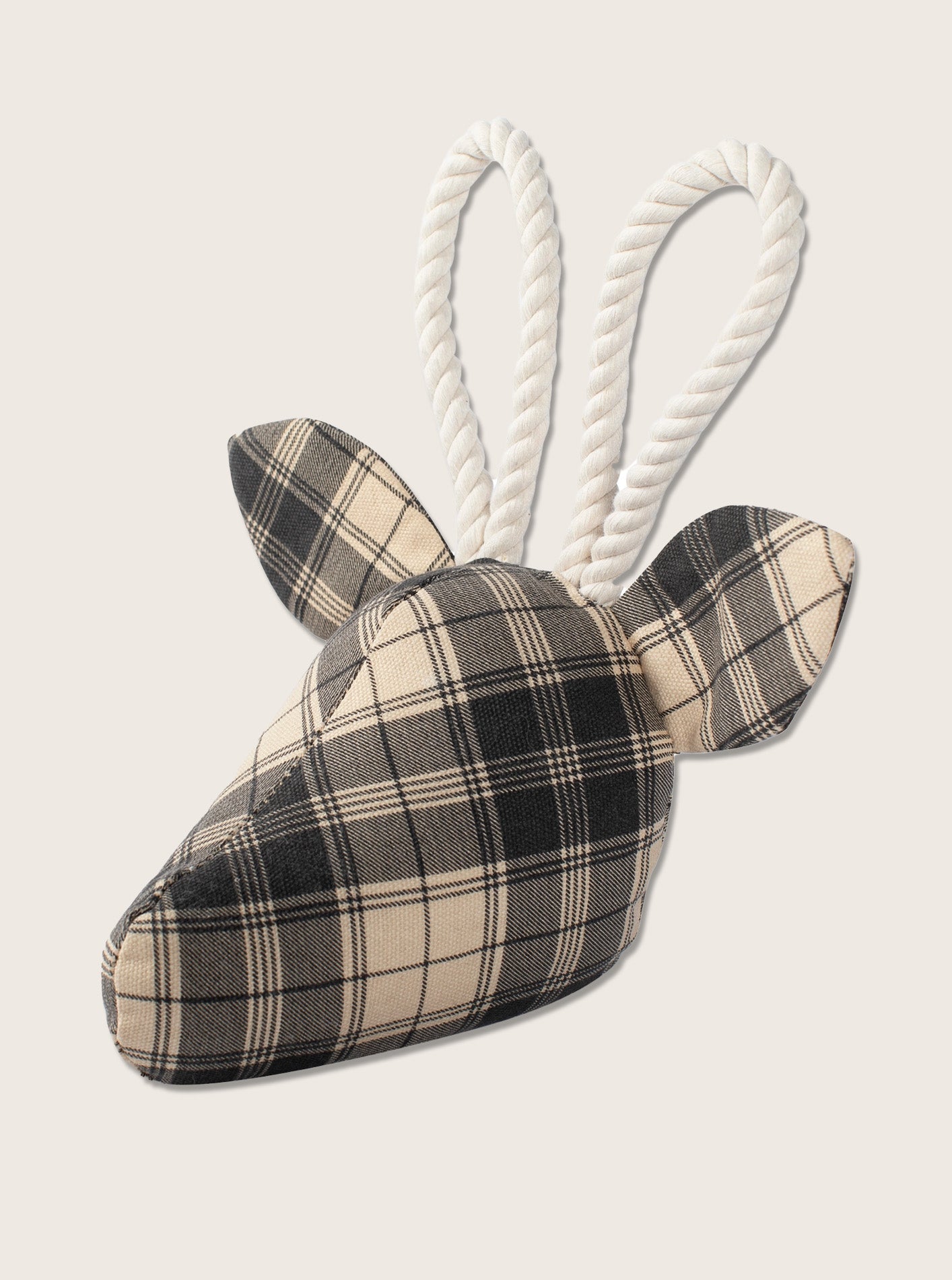 DEER HEAD DOG TOY