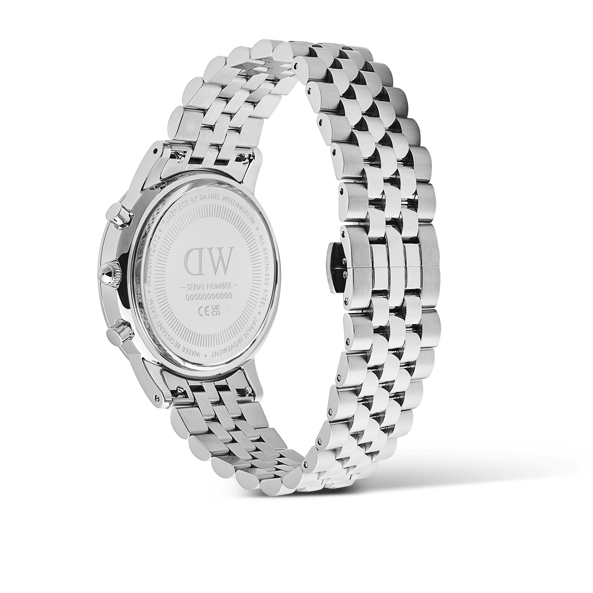 Iconic Chronograph Arch 5-Link Onyx Panda Silver