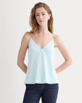 The Tie Back Cami in Washable Silk | Skywriting