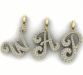 Diamond Script Font Anklet - Additional Letters