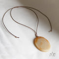 Sunset Carnelian Pendant Cord Necklace Limited Edition/ Archives