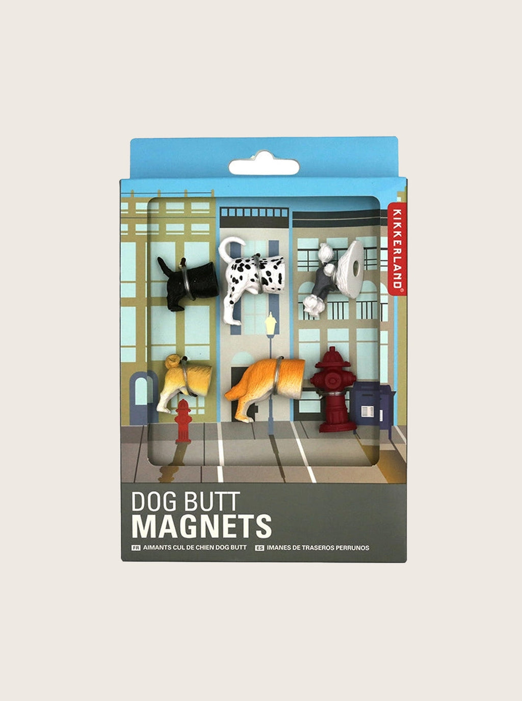 DOG BUTT MAGNETS 6 PER SET