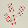Wicker Fringed Napkin, Set of 4 - Cherry