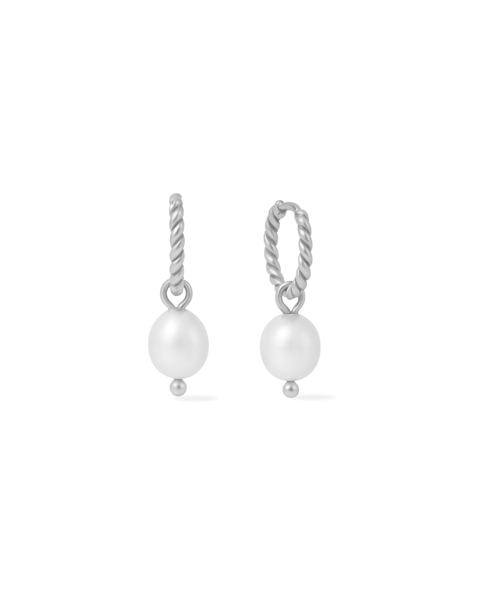 Dreamy Pearl Hoops