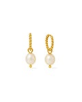 Dreamy Pearl Hoops