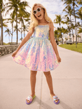 Sequin Ombre Sparkle Tank Dress