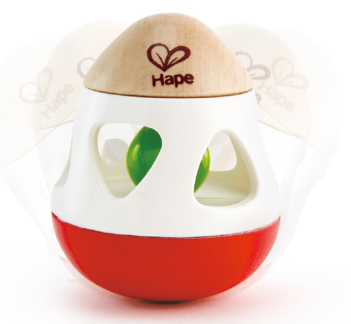 Wooden Bell Rattle