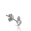 Diamond Four Ball Trinity Stud Earring