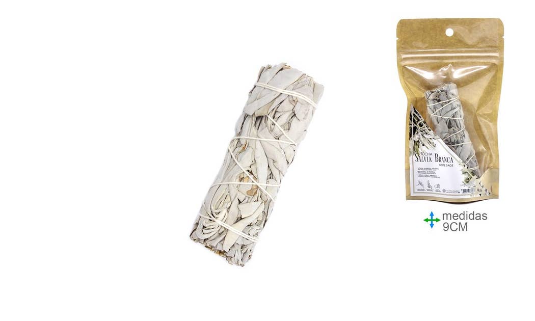 White Sage Torch 9cm (3 units)