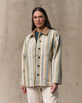 Women's Canvas Barn Coat - Natural / Yellow