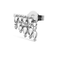 Tassel Bar Stud Earring