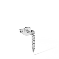 Diamond Eternity Bar Charm Stud Earring