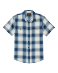 Short Sleeve Chambray Shirt  - Indigo Plaid