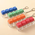 Keyboard Fidget Keychain Fidget Stress Relief Sensory Toy