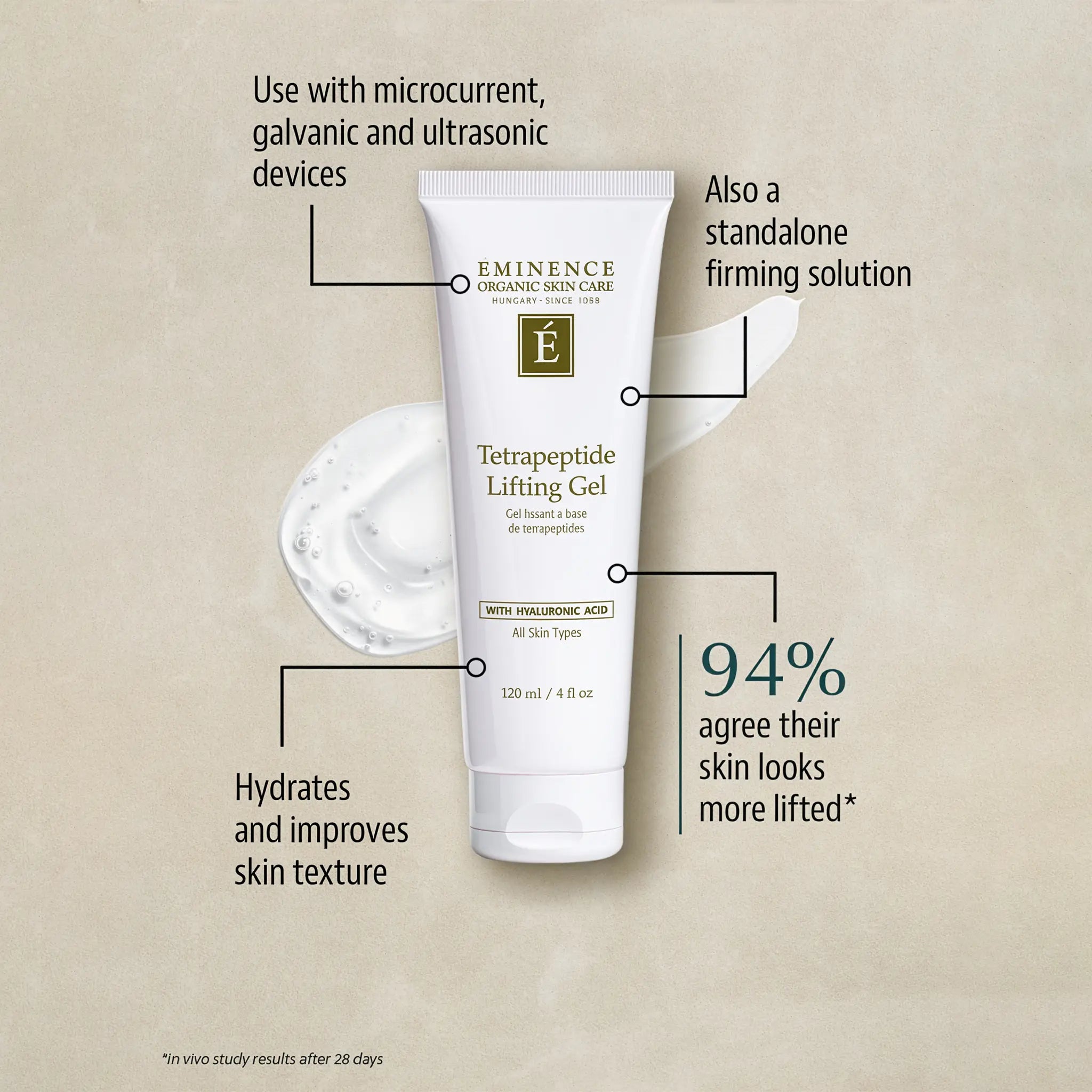 Eminence Organics Tetrapeptide Lifting Gel