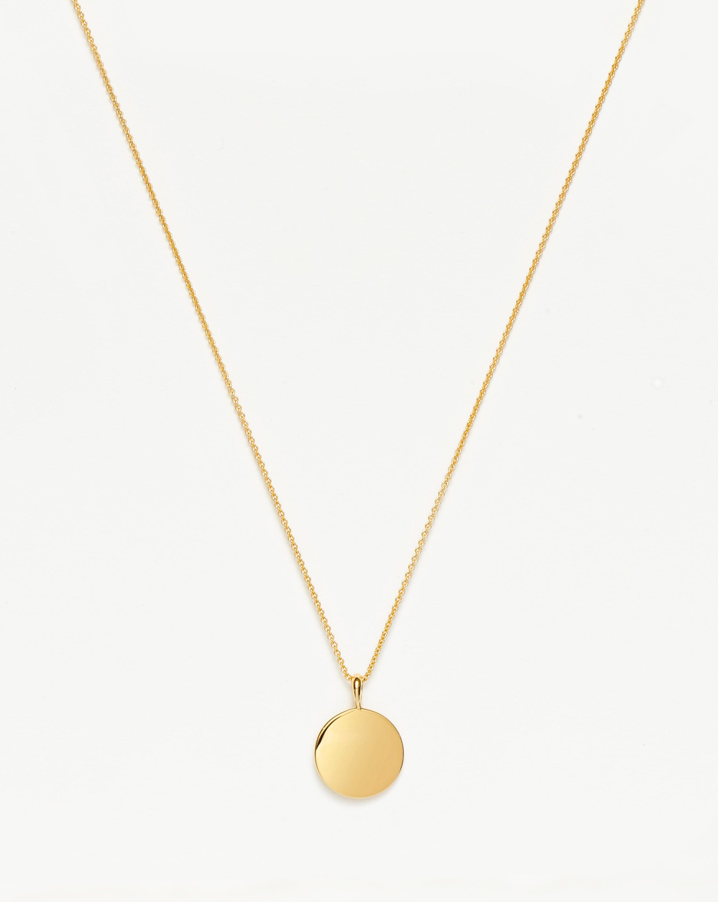 Engravable Round Necklace