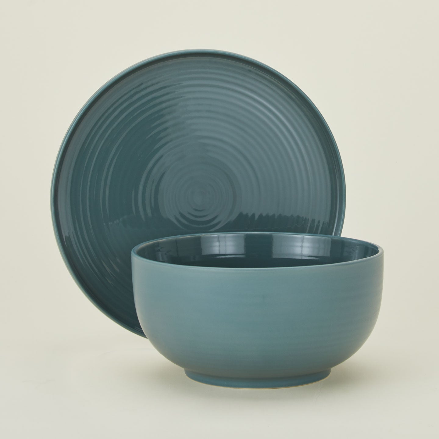 Essential Serveware, 2 Piece Set - Peacock