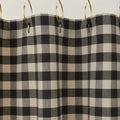 Essential Gingham Shower Curtain - Light Grey/Black