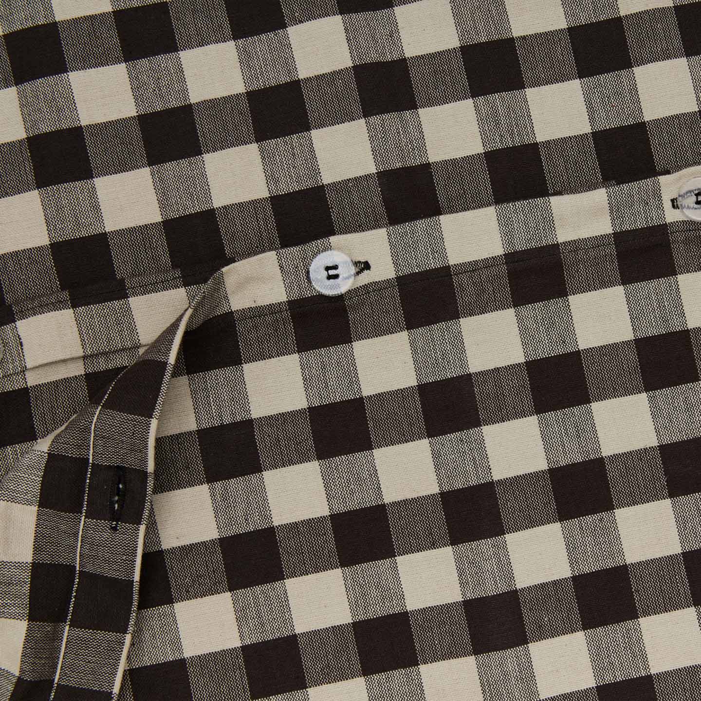 Essential Gingham Duvet - Light Grey/Black