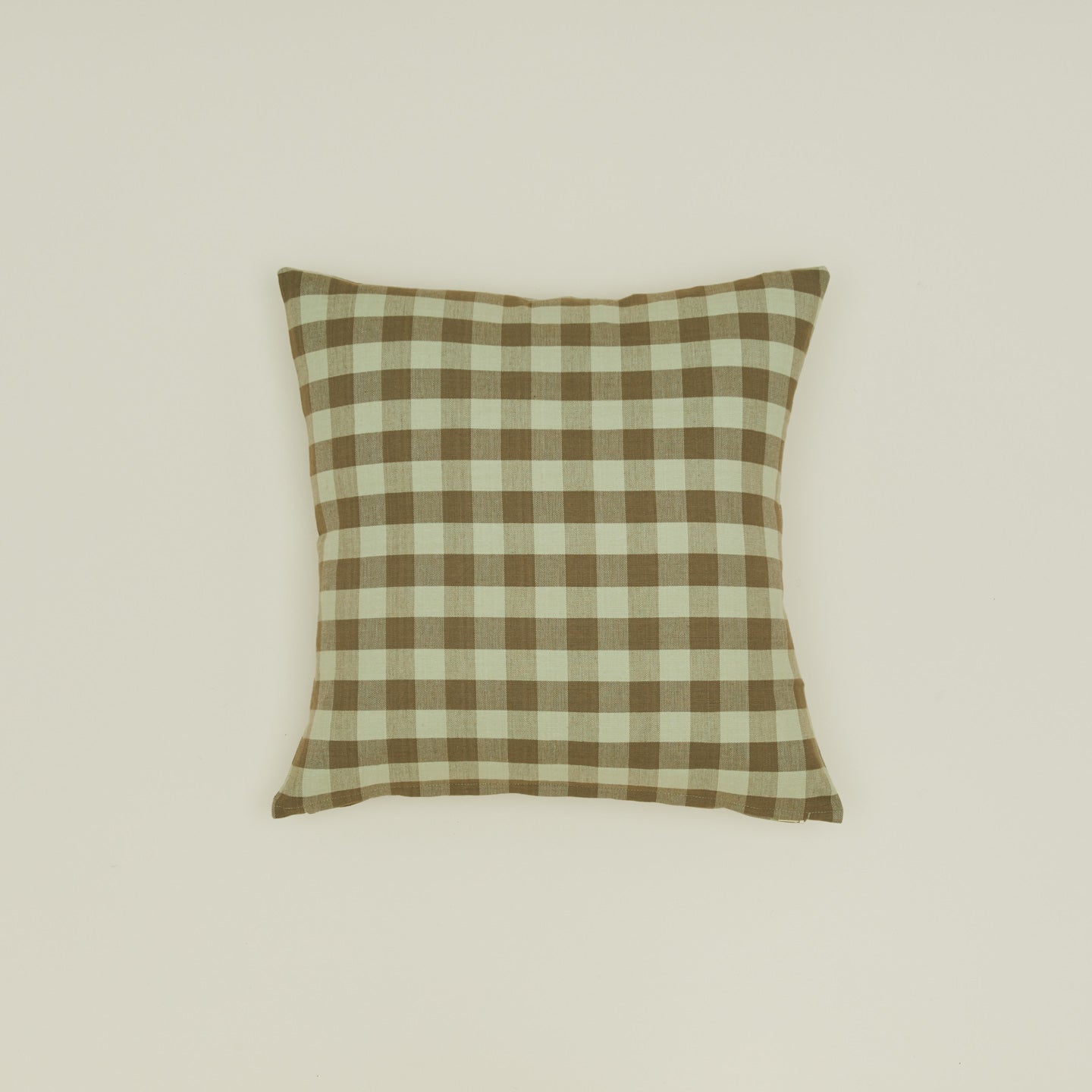 Essential Gingham 18x18 Pillow - Sage/Olive