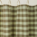 Essential Gingham Shower Curtain - Sage/Olive