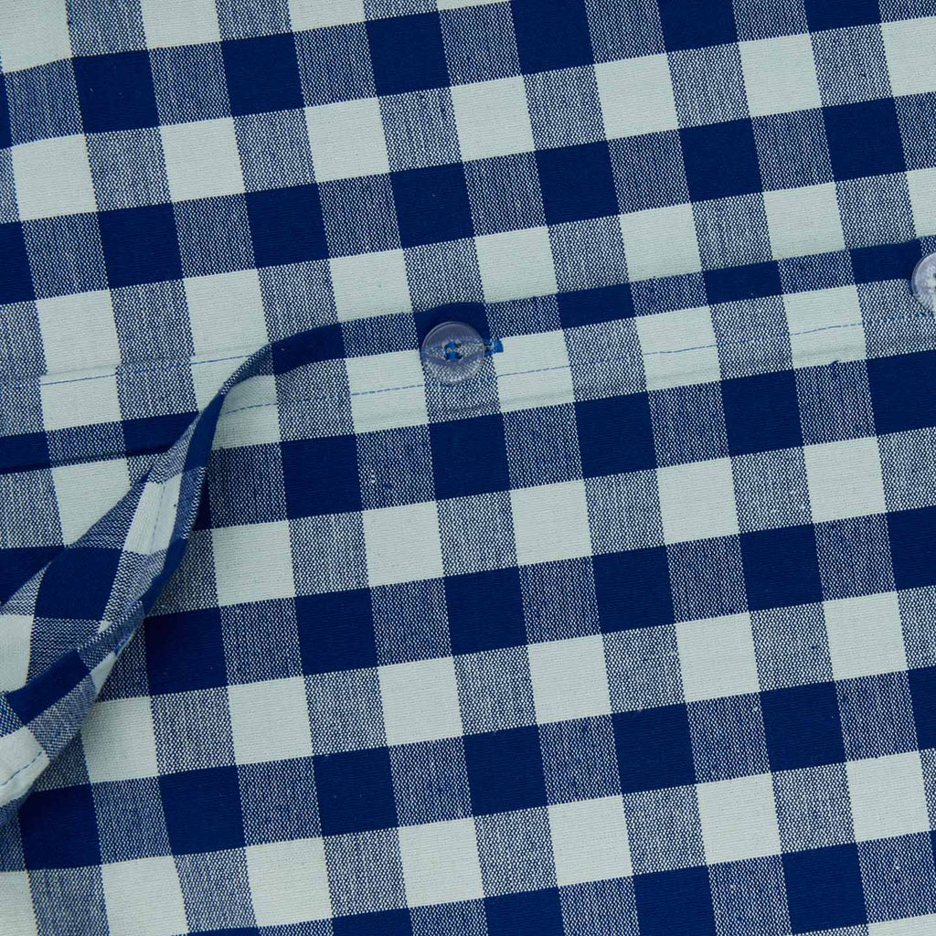 Essential Gingham Duvet - Sky/Blue