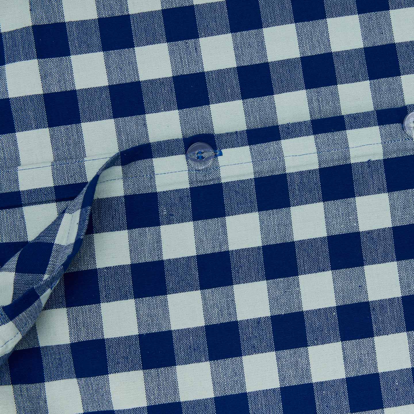 Essential Gingham Duvet - Sky/Blue