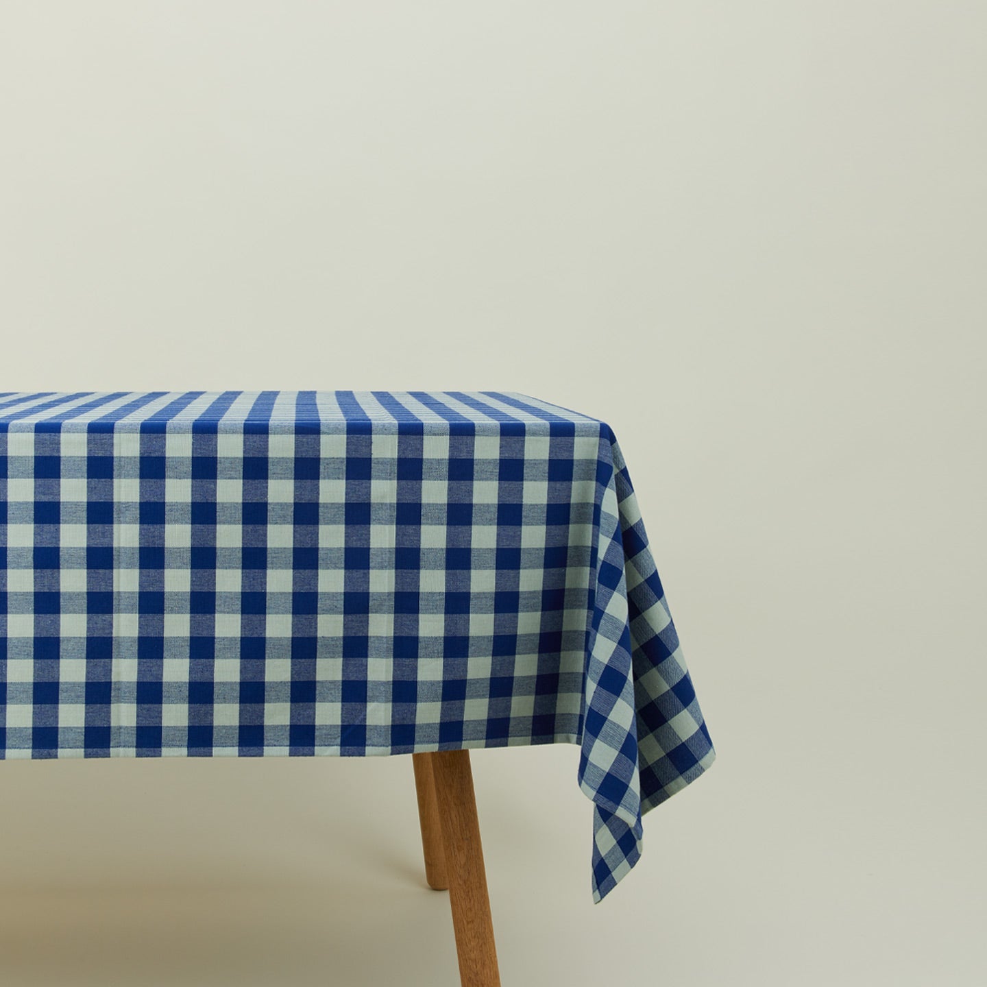 Essential Gingham Tablecloth - Sky/Blue
