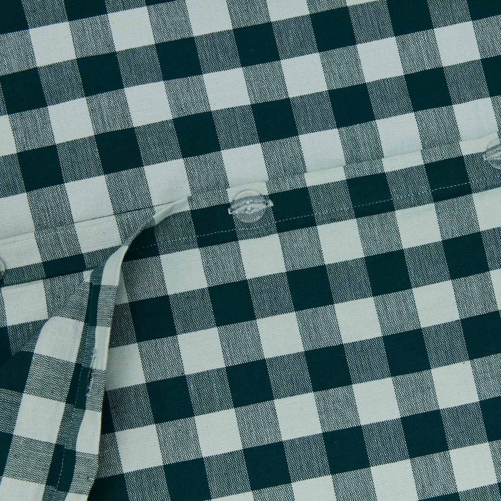 Essential Gingham Duvet - Sky/Peacock