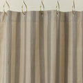 Essential Striped Shower Curtain - Light Grey/Dark Grey