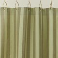 Essential Striped Shower Curtain - Sage/Olive