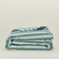 Essential Striped Duvet - Sky/Peacock