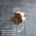 Wooden Essential Oil Diffuser for Car or Incense Holder