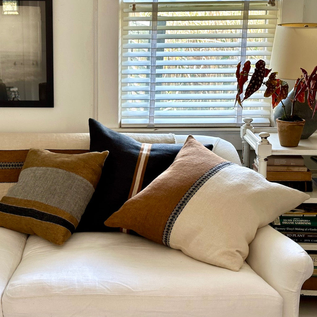 Jasper Pillow Cover, Ginger 25" x 25"