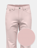 European Fine Poplin Stretch Five Pocket - Dusty Pink