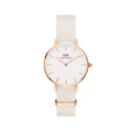Federica Scagnetti x DW: Petite Chalk Nato Rose Gold