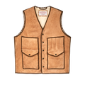Shearling Cruiser Vest - Almond Beige