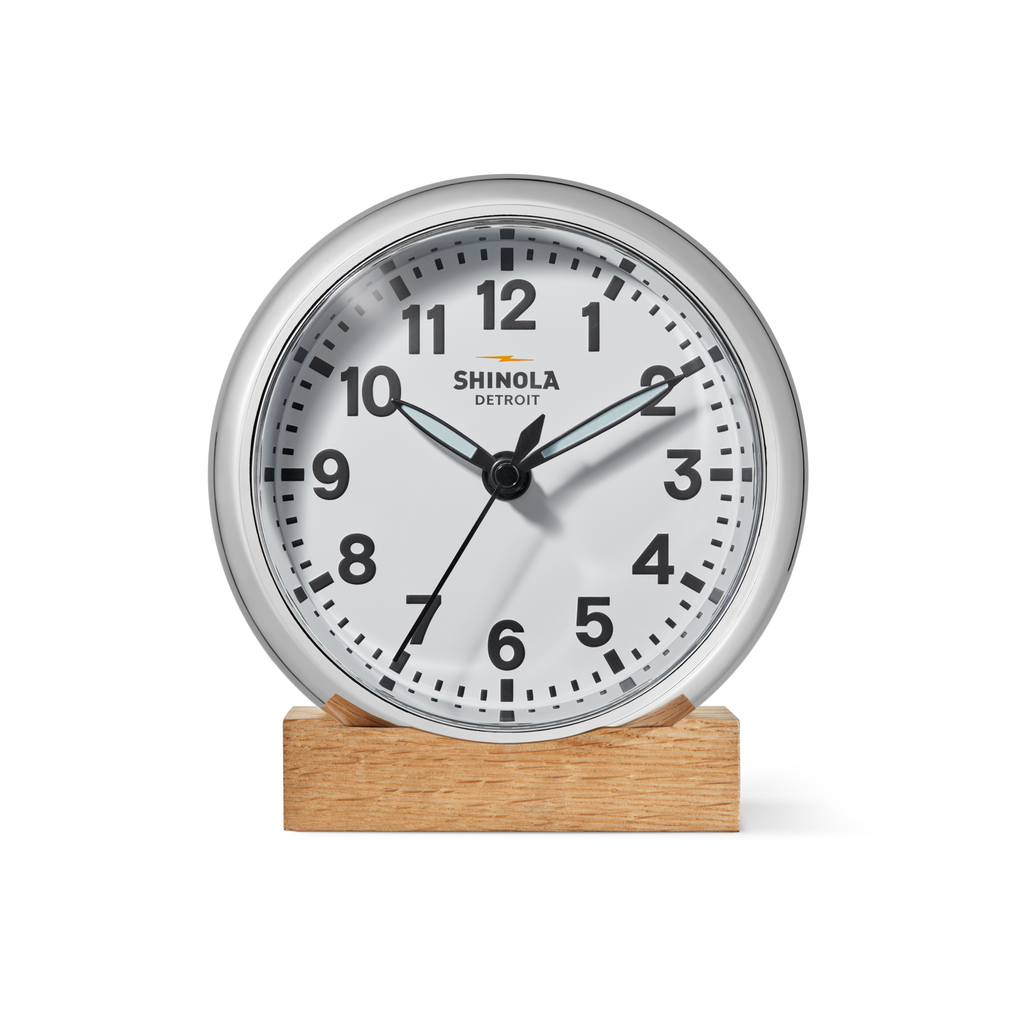 6" Runwell Clock - White