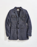 Wool Denim Blazer
