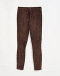 Stretch Suede Fly Front Legging