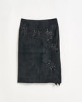 Suede Statement Pencil Skirt