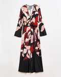 Winter Rose Maxi Cocktail Dress