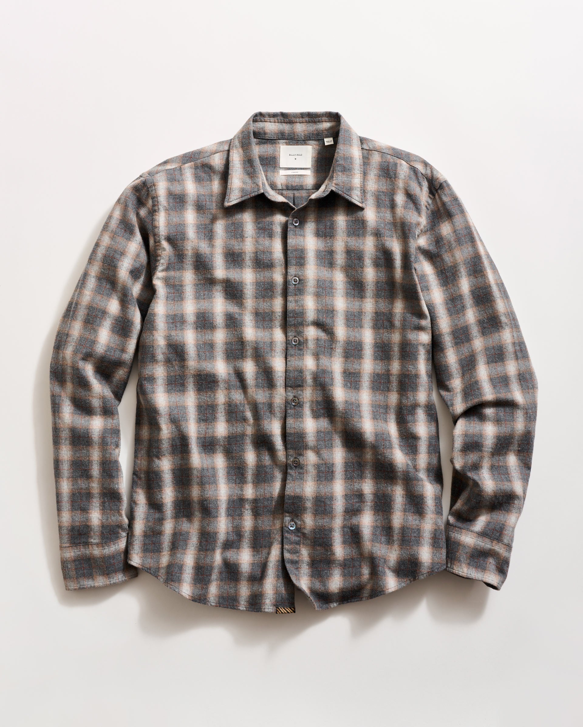 Melange Grid Plaid Wilson Shirt