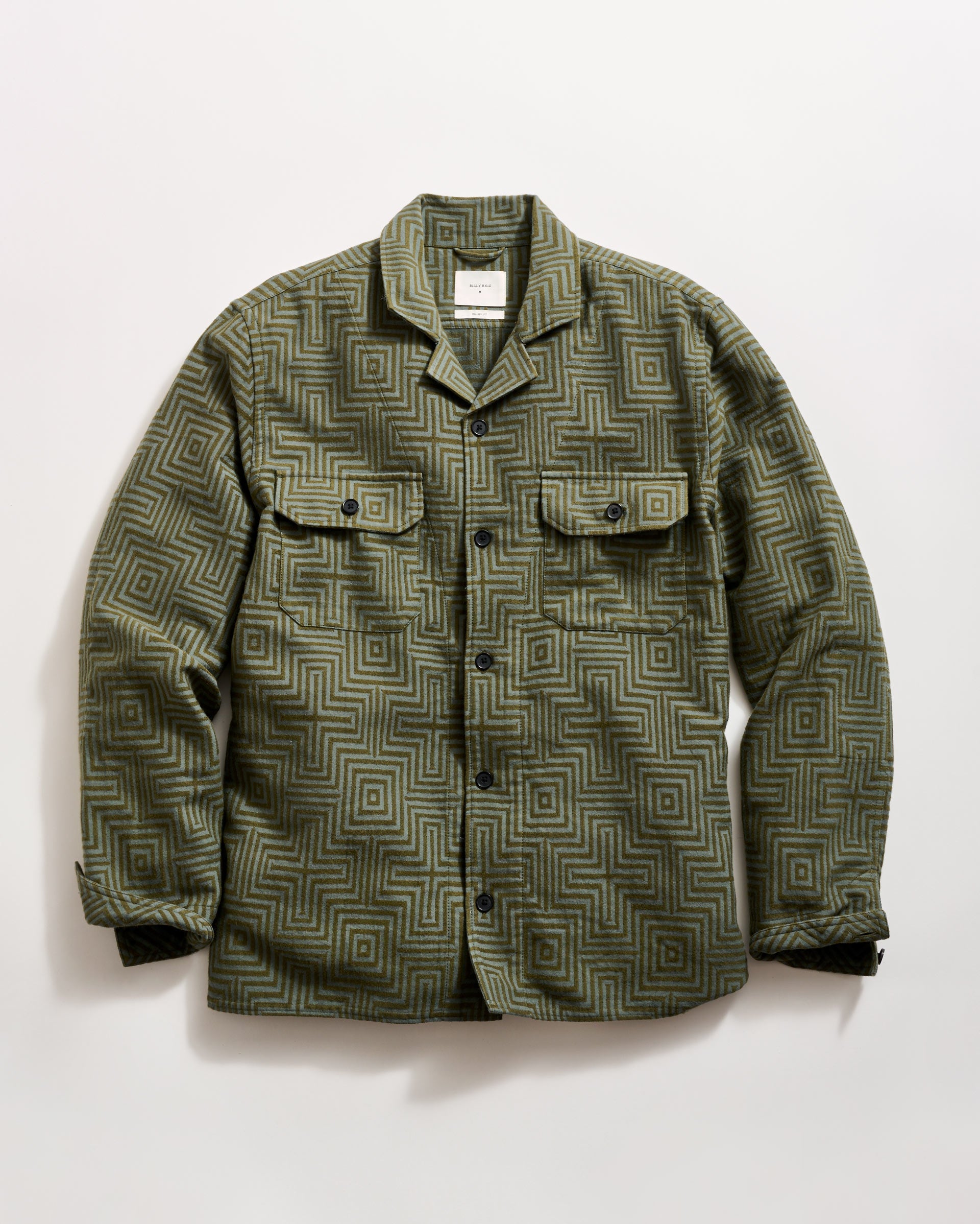 Optical Jacquard Overshirt