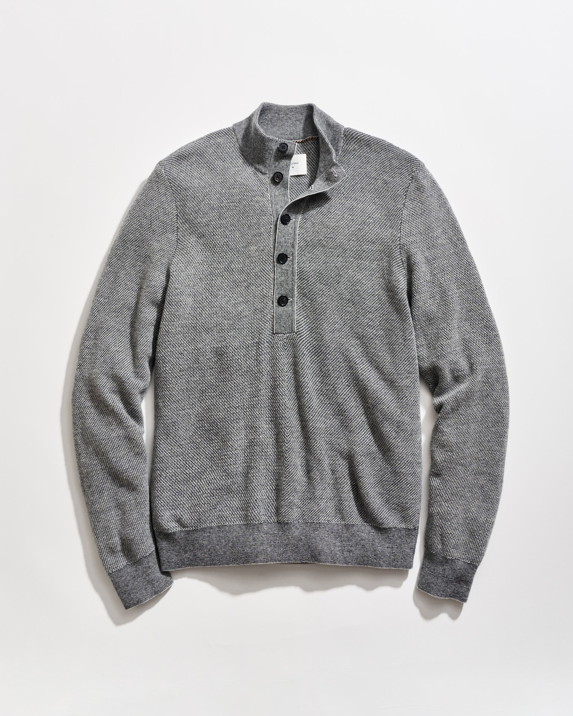 Button Placket Twill Pullover