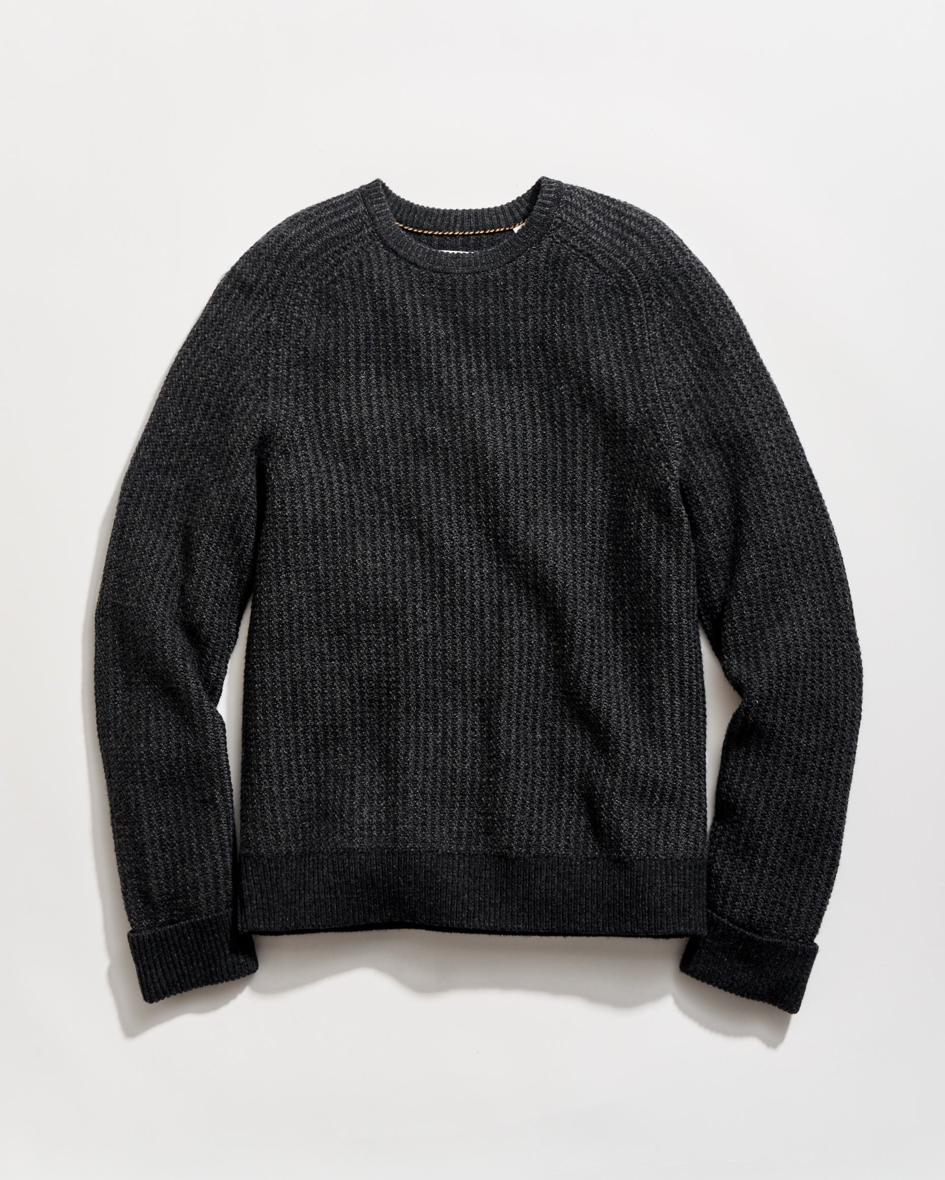 Wool Plaited Texture Crew