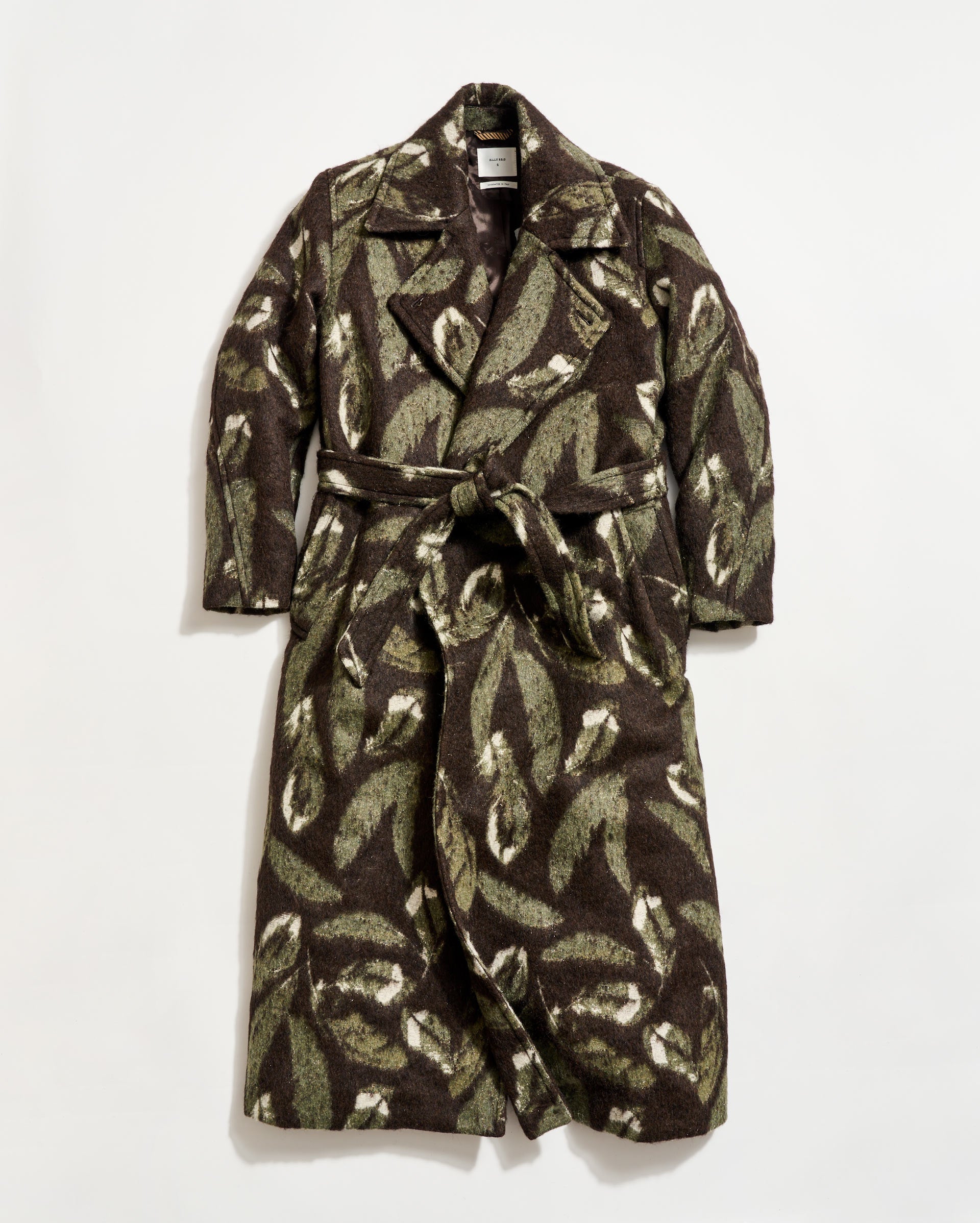 Feather Jacquard Top Coat