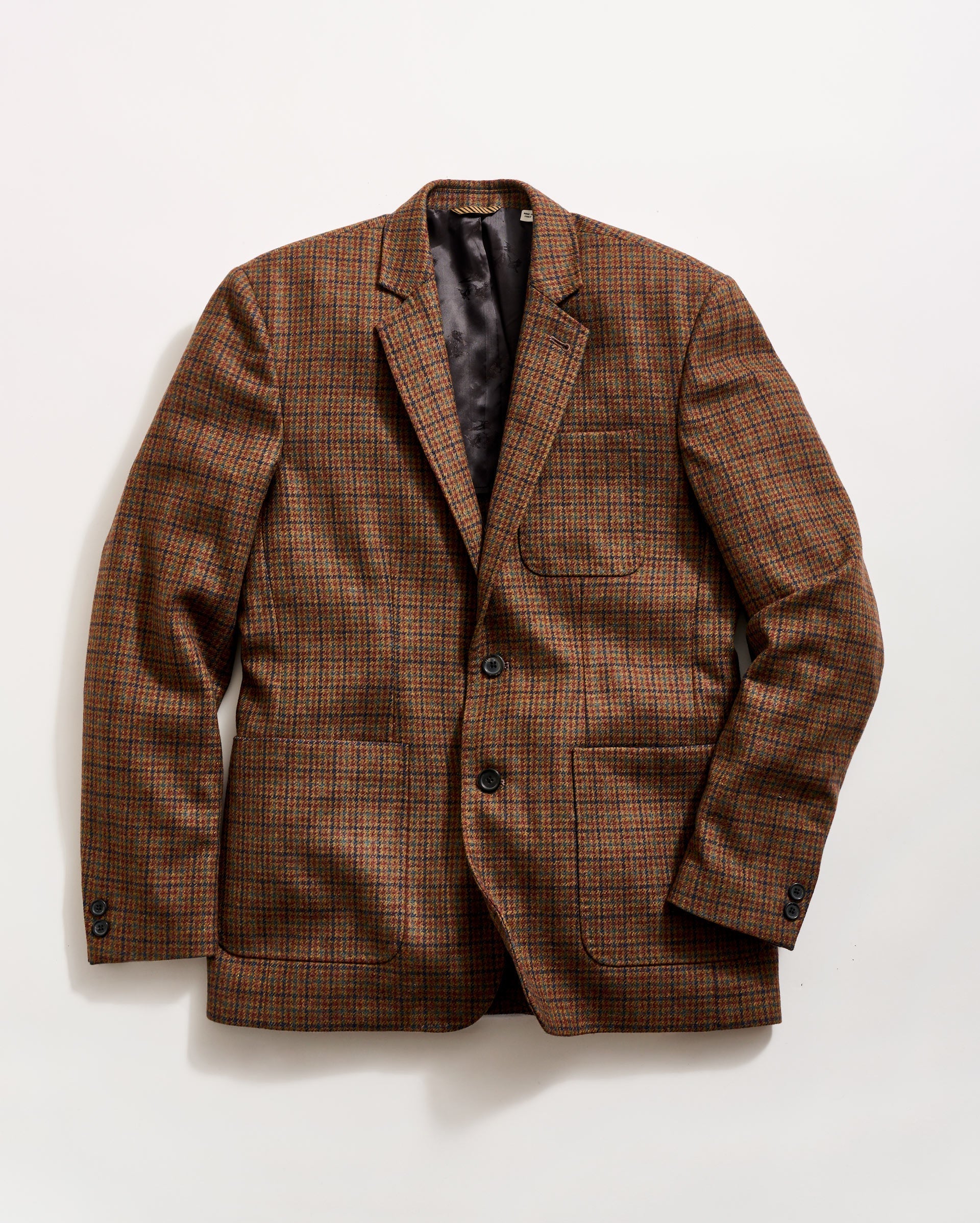 Virgin Wool Houndstooth Archie Jacket
