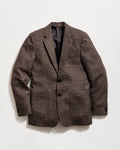 Virgin Wool Melange Houndstooth Walton Jacket