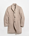 Virgin Wool Twill Walking Car Coat